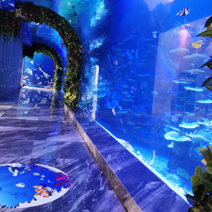 Fabriek Direct Hoge Kwaliteit Clear Dikke Panel 100 Mm Acryl Aquarium Aquarium Onderwater Acryl Glas Tunnel Aquarium - Product Image 2