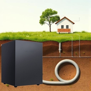 Bomba de Calor Geotérmica OEM ODM JDM, Calentador de Agua con Bomba de Calor Eléctrica, Bomba de Calor de Fuente Terrestre de Plástico - Product Image 6