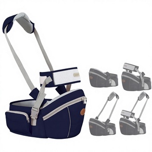Siège de Hanche Multifonctionnel Transfrontalier pour Bébé avec Rangement, Conception à Bandoulière Unique, 0-3 Ans, 20KG, <span class=keywords><strong>Ceinture</strong></span> de Sécurité Respirante - Product Image 1