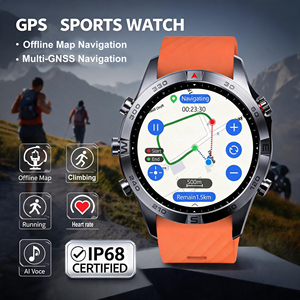 Reloj Deportivo GPS Sunroad G7 con Mapa Offline para Escalada, Correr y Ciclismo, Llamadas Bluetooth, Música, Reloj Inteligente de Moda para Hombre - Product Image 1