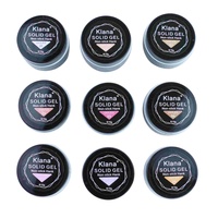 Gel de construction solide pour extension d'ongles en acrylique, 15 ml, gel dur pour extension d'ongles, polygel pour renforcement des ongles