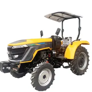 4x4 traktor pertanian traktor pertanian untuk dijual traktor track mini peternakan opsional 4 in 1 bucket Front End Loader multifungsi