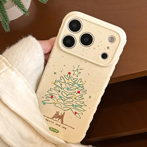 เหมาะสำหรับเคสแอปเปิ้ลไอโฟน 17 โปรแม็กซ์,เคสกันกระแทกแบบนุ่มรูปต้นคริสต์มาสรูปหัวใจในบรรยากาศฤดูหนาว - Product Image 6