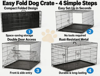 Grande cage pour animaux de compagnie, niche pour chien, cage en fil de fer, fabrication en gros, enclos en acier solide pliable