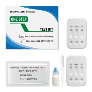 Kit de Prueba Rápida para el Hogar de un Solo Paso para HbsAg/<span class=keywords><strong>HCV</strong></span>, Dispositivo Médico de Clase III con 1 Año de Garantía - Product Image 3