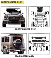 Kit carrosserie pour Mercedes Benz Classe G W463 2003-2018, mise à niveau vers W465 AMG G63, pare-chocs avant et arrière, calandre, testé, original