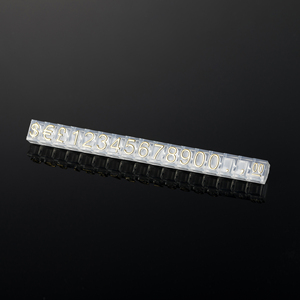 Blocs de présentation de <span class=keywords><strong>prix</strong></span> en plastique écologiques et recyclables pour solution de <span class=keywords><strong>prix</strong></span> au détail aux marchés aux puces - Portables et légers - Product Image 4