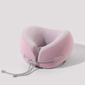 Oreiller de voyage ergonomique en mousse à mémoire de forme à rebond lent, lavable, coloré, en forme de U, pour le soutien du cou en avion, modèle 2026 - Product Image 3