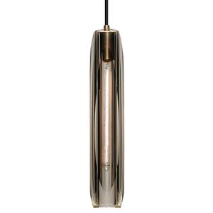 <span class=keywords><strong>Vintage</strong></span> Retro casa decoración tubo de humo de vidrio de la luz de la lámpara de latón antiguo lámpara colgante - Product Image 1