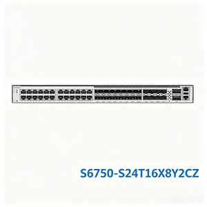 Commutateur d'agrégation de centre de données d'entreprise géré de couche 3 Cloud Engine S6750-S24T16X8Y2CZ 24GE 16x10GE 8x25GE 2x100GE 4,8 Tbps - Product Image 5