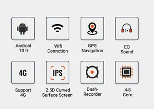 GRANDnavi 터치 스크린 2din 자동차 자동 비디오 라디오 스테레오 10.1 인치 안드로이드 제조 현대 IX25 CRETA 2014-2018
