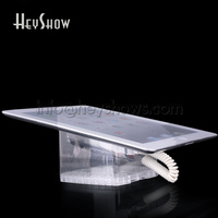 Support de sécurité pour tablette en acrylique transparent, support antivol pour iPad, dispositif de traction rétractable, support de bureau pour Apple Mi Store