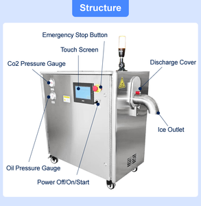 40-50 kg/giờ Nhà cung cấp Máy làm viên đá khô <span class=keywords><strong>Mini</strong></span> Dễ vận hành máy ép viên đá khô hielo Seco cho nhà hàng sử dụng - Product Image 4