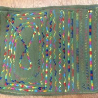 [Best Seller 6C10] Hilo de poliéster variegado 40S/2 para acolchar - 5000M Hilo teñido arcoíris para patchwork y overlock