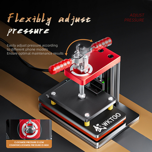 WKTOO Support de réparation pour téléphone portable avec fonction de chauffage, pour réparation de vitre arrière et d'écran LCD, et pour la fixation hermétique - Product Image 4
