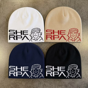 Chapeau d'hiver personnalisé pour homme, <span class=keywords><strong>bonnet</strong></span> en tricot, <span class=keywords><strong>bonnet</strong></span> jacquard, chapeau d'hiver pour <span class=keywords><strong>femme</strong></span>, toque - Product Image 1