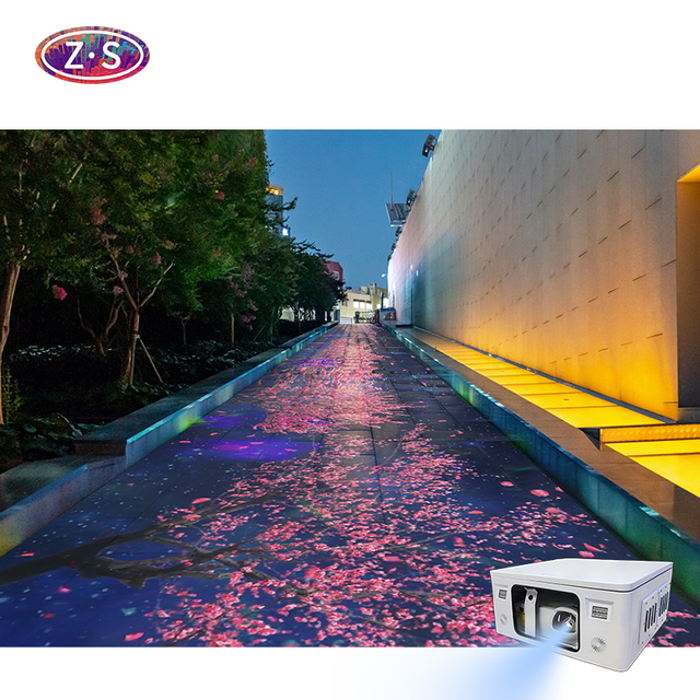 New Scenarios Interactive Floor Display Floor Projector 80+ Games Floor Projection System for Outdoor Play Center