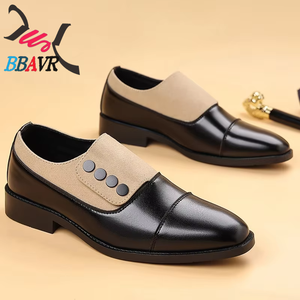 Mocasines de Piel Genuina para Hombre BBAVR, con Punta en Pico, Sin Cordones, que Aumentan la Estatura, Zapatos de Vestir para Oficina y Carrera, para Todas las Temporadas - Product Image 4
