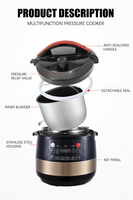 La Chine bas prix Niyama 11-en-1 multifonction Intelligent multi-cuiseur 8 litres autocuiseur électrique