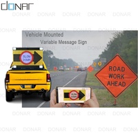 Panneau d'affichage dynamique pour véhicule, écran matriciel, signalisation routière, affichage LED monté sur véhicule, panneau VMS