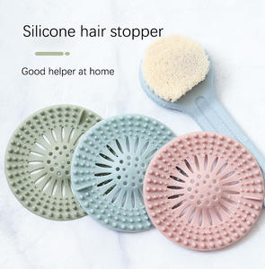 Cubierta de drenaje de ducha para el suelo del baño, colador de silicona, tapón para el fregadero, tapón de drenaje para el pelo - Product Image 5