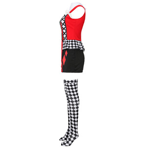 <span class=keywords><strong>Disfraz</strong></span> Sexy <span class=keywords><strong>de</strong></span> <span class=keywords><strong>Halloween</strong></span> <span class=keywords><strong>para</strong></span> <span class=keywords><strong>Mujer</strong></span>, <span class=keywords><strong>Disfraz</strong></span> <span class=keywords><strong>de</strong></span> <span class=keywords><strong>Payaso</strong></span> Rojo y Negro <span class=keywords><strong>para</strong></span> Chica Joven - Product Image 4