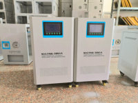Stabilisateur de tension triphasé 10 KVA SVC automatique AVR avec écran LCD pour centre de données