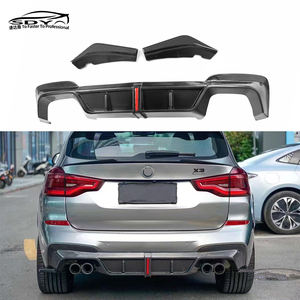 Difusor Trasero de Fibra de Carbono de Alta Calidad Estilo KB con Luz y Labio de Parachoques Trasero para <span class=keywords><strong>BMW</strong></span> G01 X3 - Product Image 2