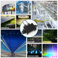 EW-M2068-4T IP68 étanche boîte de jonction 4 voies PA66 Nylon pour le câblage de câble d'éclairage LED extérieur électrique