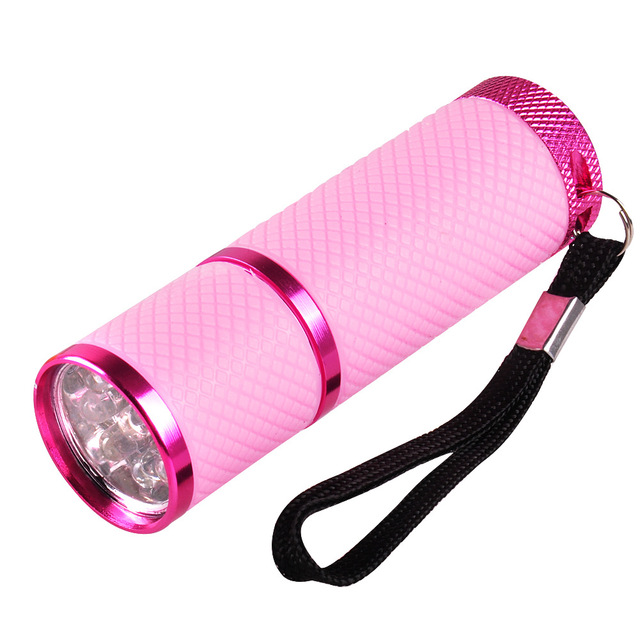 Portable Mini 9w LED Nail Dryer Curing Gel Light Flashlight Torch Nail Lamp