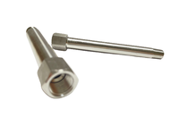 Tuyau de raccordement long fileté en acier inoxydable sur mesure, femelle-mâle, pour moule