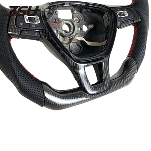 Dễ dàng để duy trì sợi carbon chỉ đạo Wheel thích hợp cho Volkswagen GOLF MK7 GTI Jetta phụ tùng ô tô nâng cấp - Product Image 4