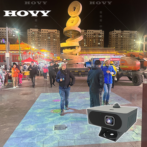 Интерактивный проектор HOVY: Новинка, универсальное решение для уличной проекции и интерактивного напольного интерфейса - Product Image 2