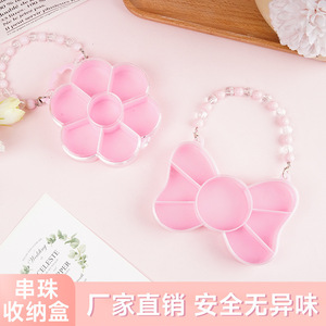 Diy Jewelry Set Heart Shape Acrylic <b>Plastic</b> <b>Beads</b> Baking Paint Process For Crafting Bracelets Necklaces Kids Craft Kit - Product Image 4