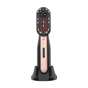 Brosse de massage magnétique pour le visage et le cuir chevelu, masseur facial électrique à vibrations EMS, peigne de massage pour la tête et le cuir chevelu - Product Image 2