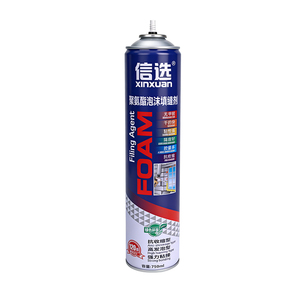 B1/B2 Fire Retardant PU Foam Sealant <b>Waterproof</b> Polyurethane Expanding 750ml <b>Spray</b> Polyurethane Foam for Construction Insulation - Product Image 2