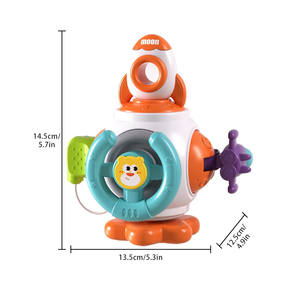 Montessori Sensory Travel Cube Educational Busy Board Toy &amp; Baby <strong>Gift</strong> for Toddlers 1-3 6-18 Months Plastic Airplane/Car - Product Image 3