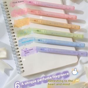 Resaltador de flash perfumado Juego de caja de protección suave y ocular Oficina Especial Resaltado Marcado Planificador Flash Pen - Product Image 4