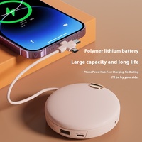 Chauffe-mains électrique portable 3 pouces pour extérieur avec batterie externe 4000 mAh pour maquillage et téléphone, rechargeable
