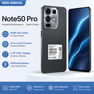 Téléphone Note50Pro pas cher, grande capacité 16 Go + 512 Go, avec bords fins, compatible avec la 5G débloquée en France - Product Image 2