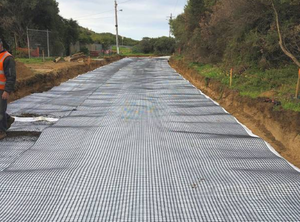 Geomalla compuesta para estabilización de suelos, carretera, carretera, vía férrea, construcción - Product Image 3