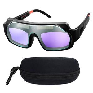 アイプロテクション溶接自動ダークメガネソーラーパワーアンチストロングライトインパクトUV調光 - Product Image 4