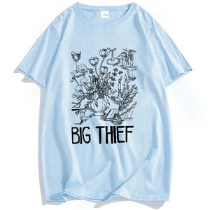 เสื้อยืดลายกราฟิก Big Thief Flowers แบบยูนิเซ็กซ์ สไตล์ฮิปฮอป คอกลม แขนสั้น ผ้าถัก สตรี<span class=keywords><strong>ท</strong></span>แวร์ - Product Image 5