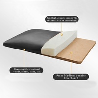 Usine personnalisée OEM hôtel roi reine Double lit d'enfant tête de lit tissu panneaux muraux rembourrés coussin Stickers muraux