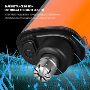 Nose Hair Trimmer Rechargeable Electric Nose Hair Remover Men Eyebrow Hair Shaving Razor Mini <b>Pocket</b> Portable Nose Hair Clipper - Product Image 4