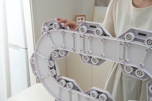 Pigro <span class=keywords><strong>Susan</strong></span> 8 piatto giradischi tavolo da pranzo regolabile per rettangolare lungo e oblungo tavolo - Product Image 5