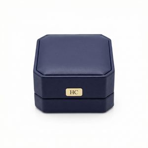 Caja de Alta Gama para Pendientes, Caja de Regalo de Joyería Rígida con Tapa Abatible Personalizada, Inserto de Microfibra, Logotipo Impreso en Serigrafía, Suministro Directo de Fábrica - Product Image 2