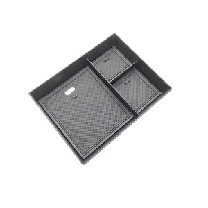 Boîte de rangement pour voiture, pour Tesla Model 3, console centrale, en plastique, design moderne avec plusieurs compartiments - Product Image 1