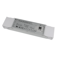 Driver LED Profesional 96W DALI DT8, Input 100-277VAC, Tegangan Konstan 24V, Push Dim untuk Kontrol Pencahayaan Pintar