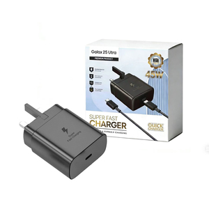 Adaptador de Corriente USB C Original de Fábrica S24 <span class=keywords><strong>Ultra</strong></span> 25W <span class=keywords><strong>45W</strong></span>, <span class=keywords><strong>Cargador</strong></span> de Pared Tipo C de Viaje, <span class=keywords><strong>Cargador</strong></span> Súper Rápido para <span class=keywords><strong>Samsung</strong></span> S21 <span class=keywords><strong>S22</strong></span> Note10 - Product Image 1